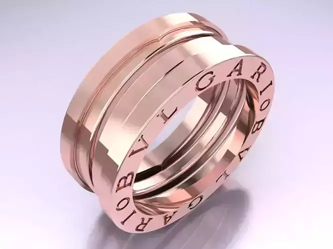 BVLGARI Rings - N2694 3D print model