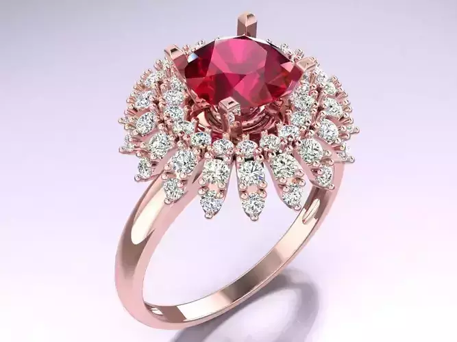 Diamond Ring - Womens Rings - GN311