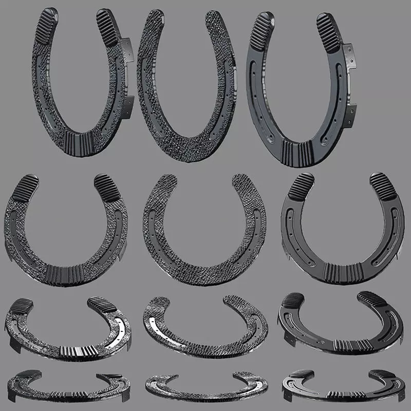 HORSESHOE 3D PRINTABLE 3D print model_0