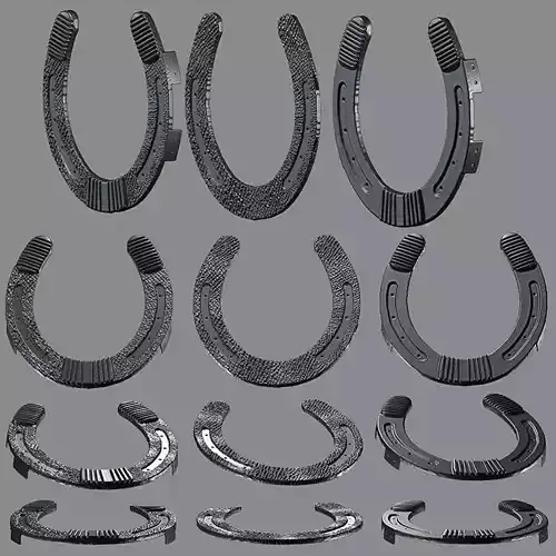 HORSESHOE 3D PRINTABLE 3D print model