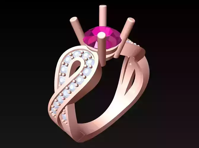 Diamond Ring - Womens Rings- GN003