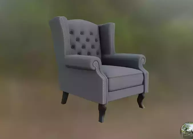 Furniture Wingback Chairs Transitional