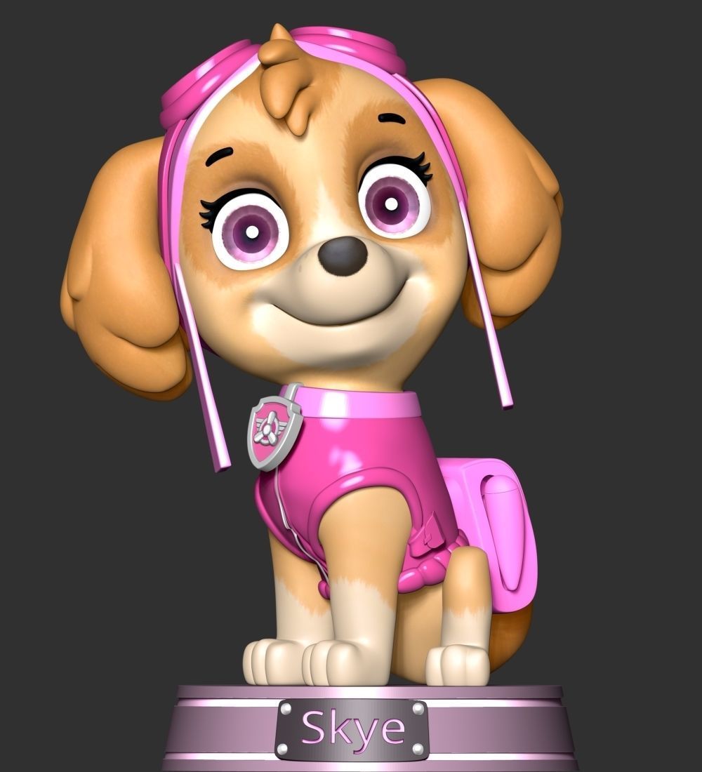 Skye - Paw Patrol 3D print model_1
