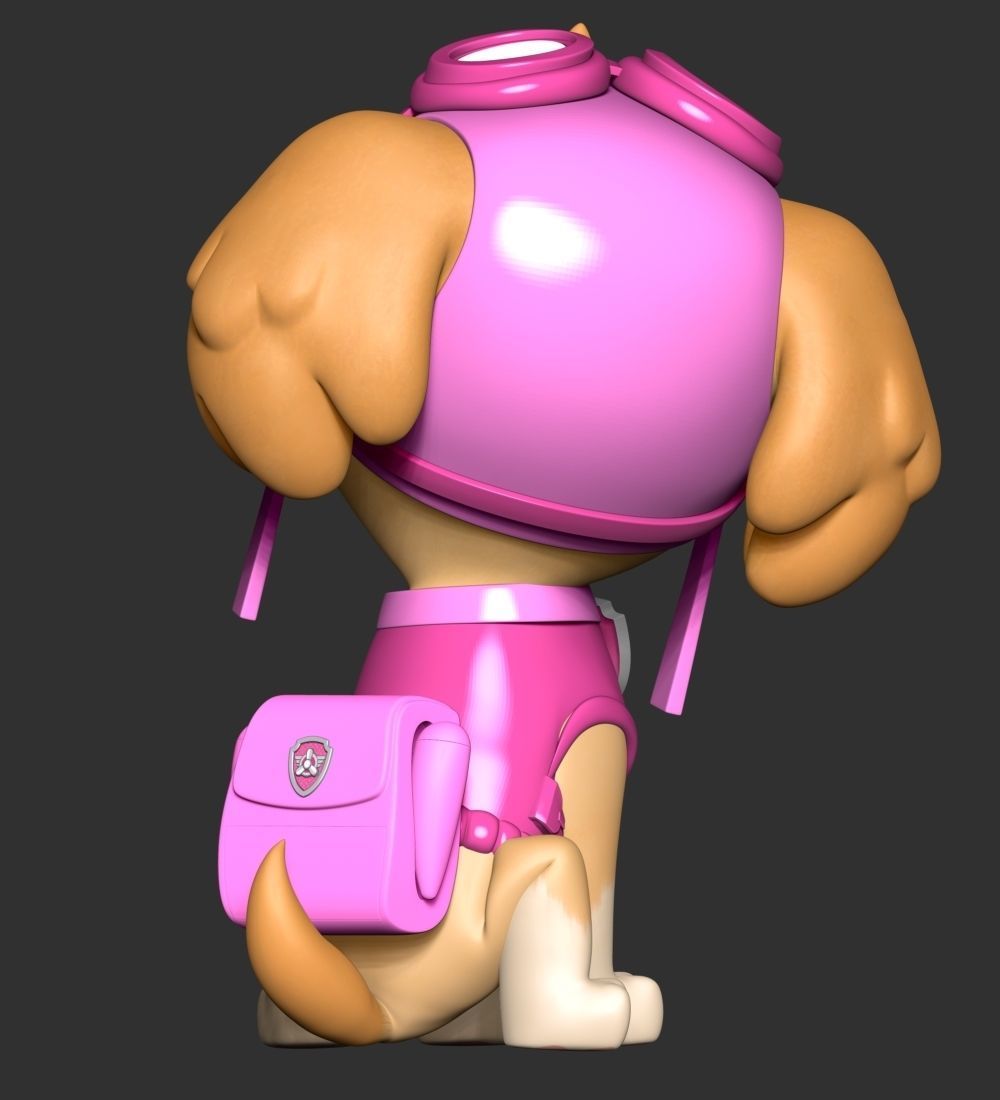 Skye - Paw Patrol 3D print model_9
