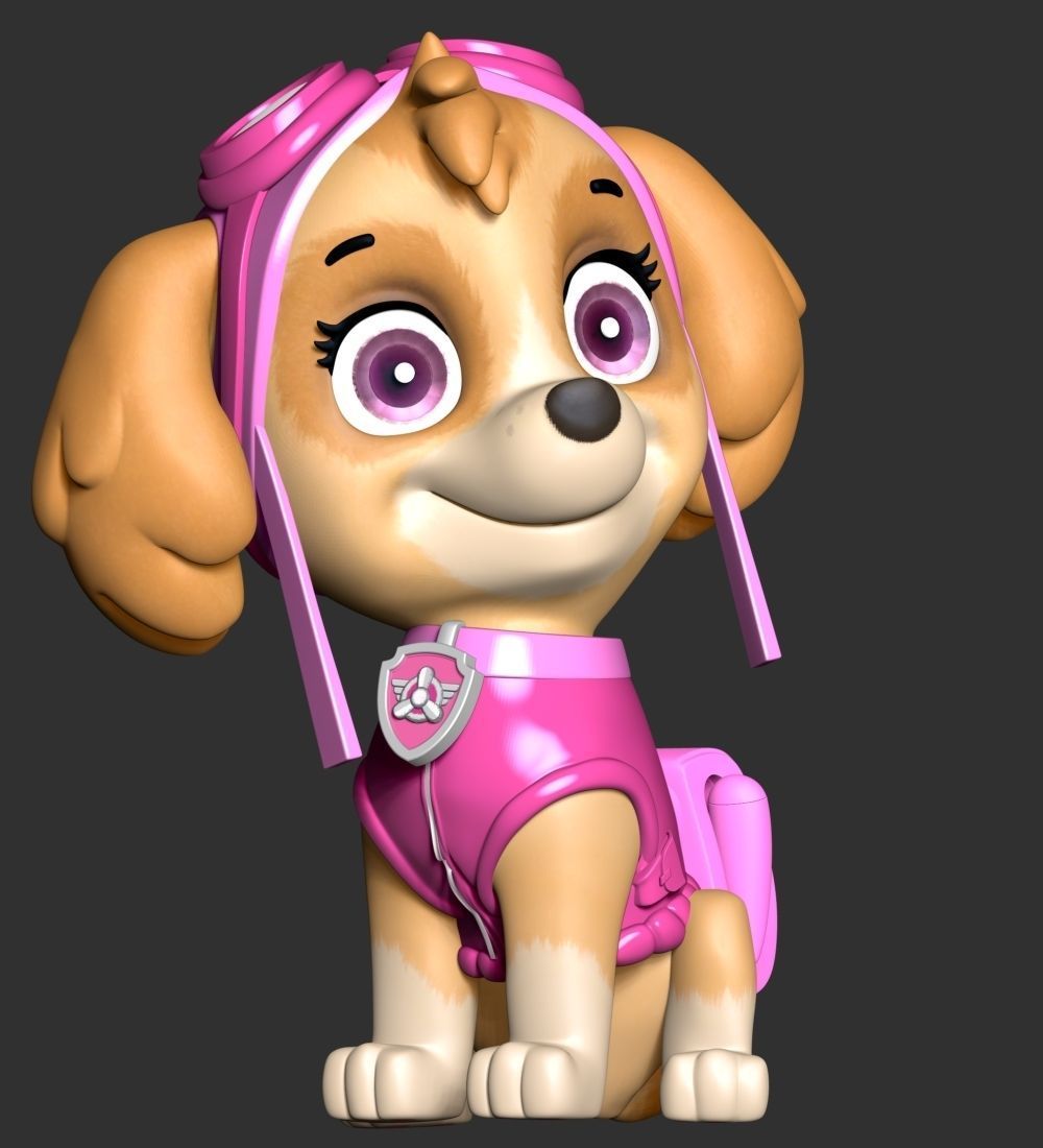 Skye - Paw Patrol 3D print model_3