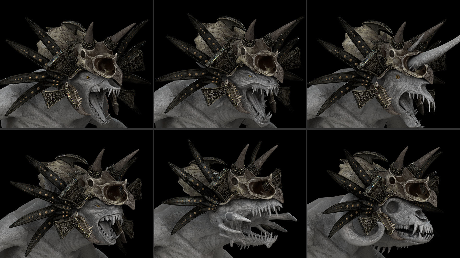 35 Mage Armor Low-poly 3D model_20