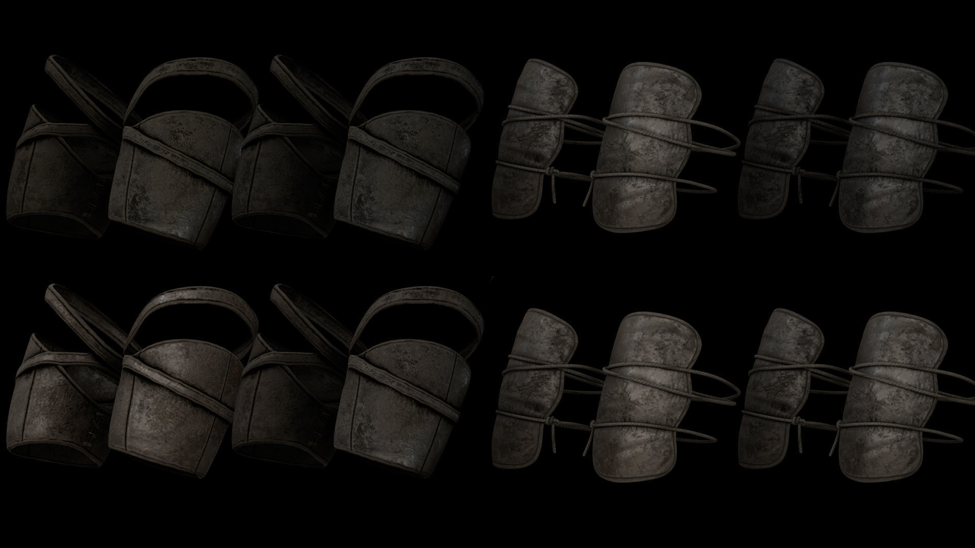 35 Mage Armor Low-poly 3D model_13