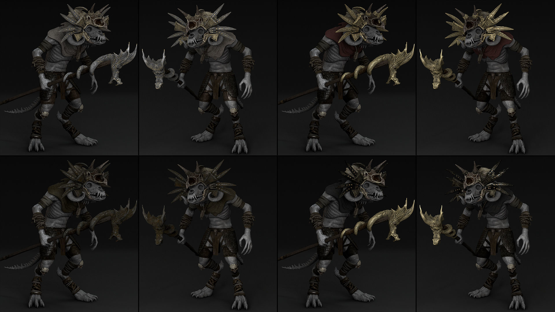 35 Mage Armor Low-poly 3D model_21