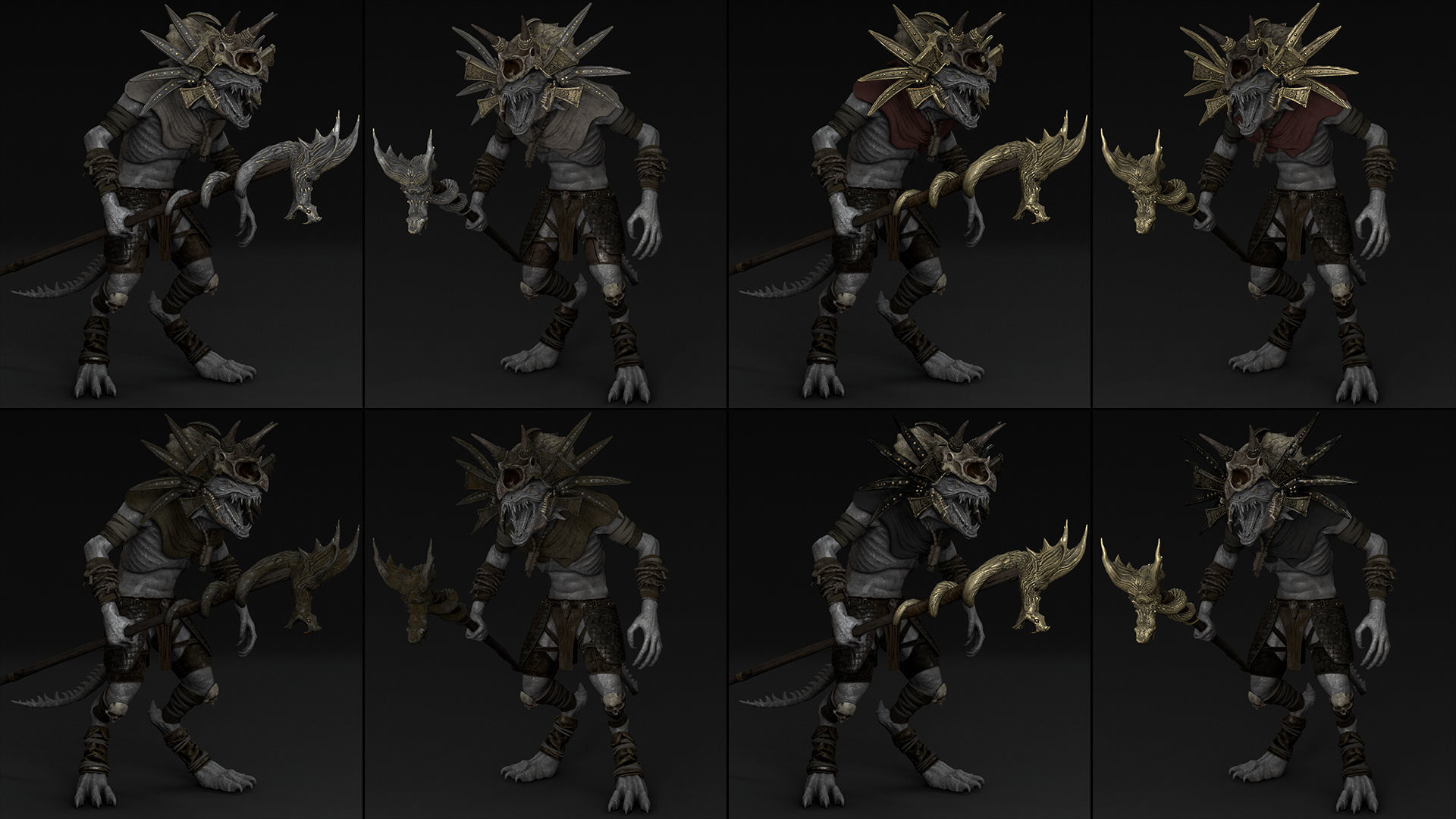 35 Mage Armor Low-poly 3D model_22