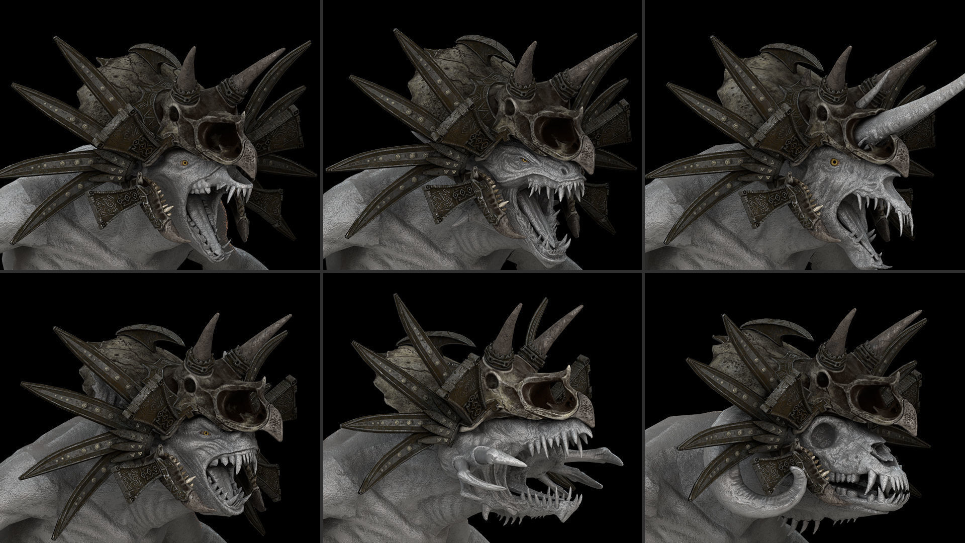 35 Mage Armor Low-poly 3D model_18