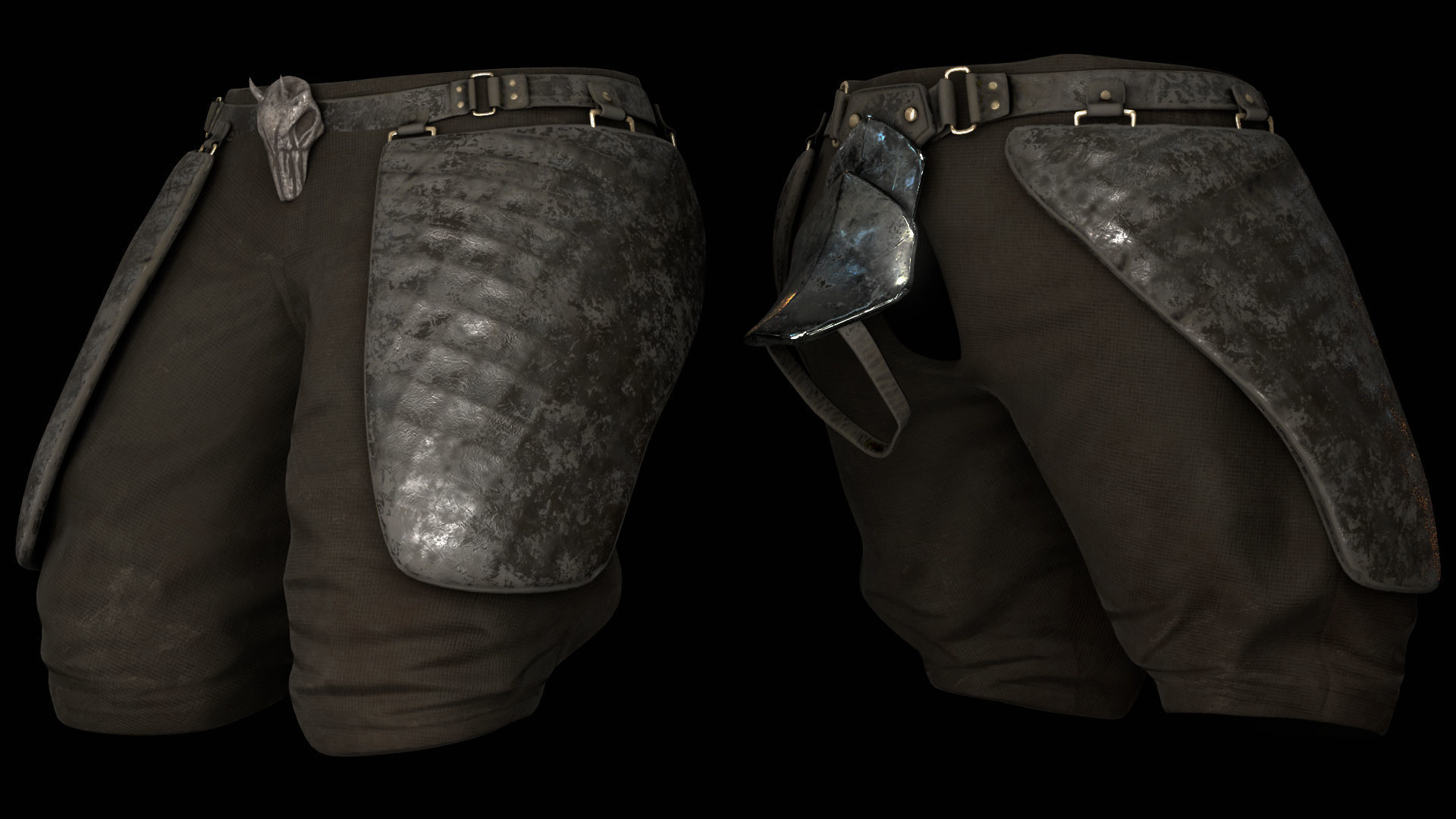 35 Mage Armor Low-poly 3D model_16