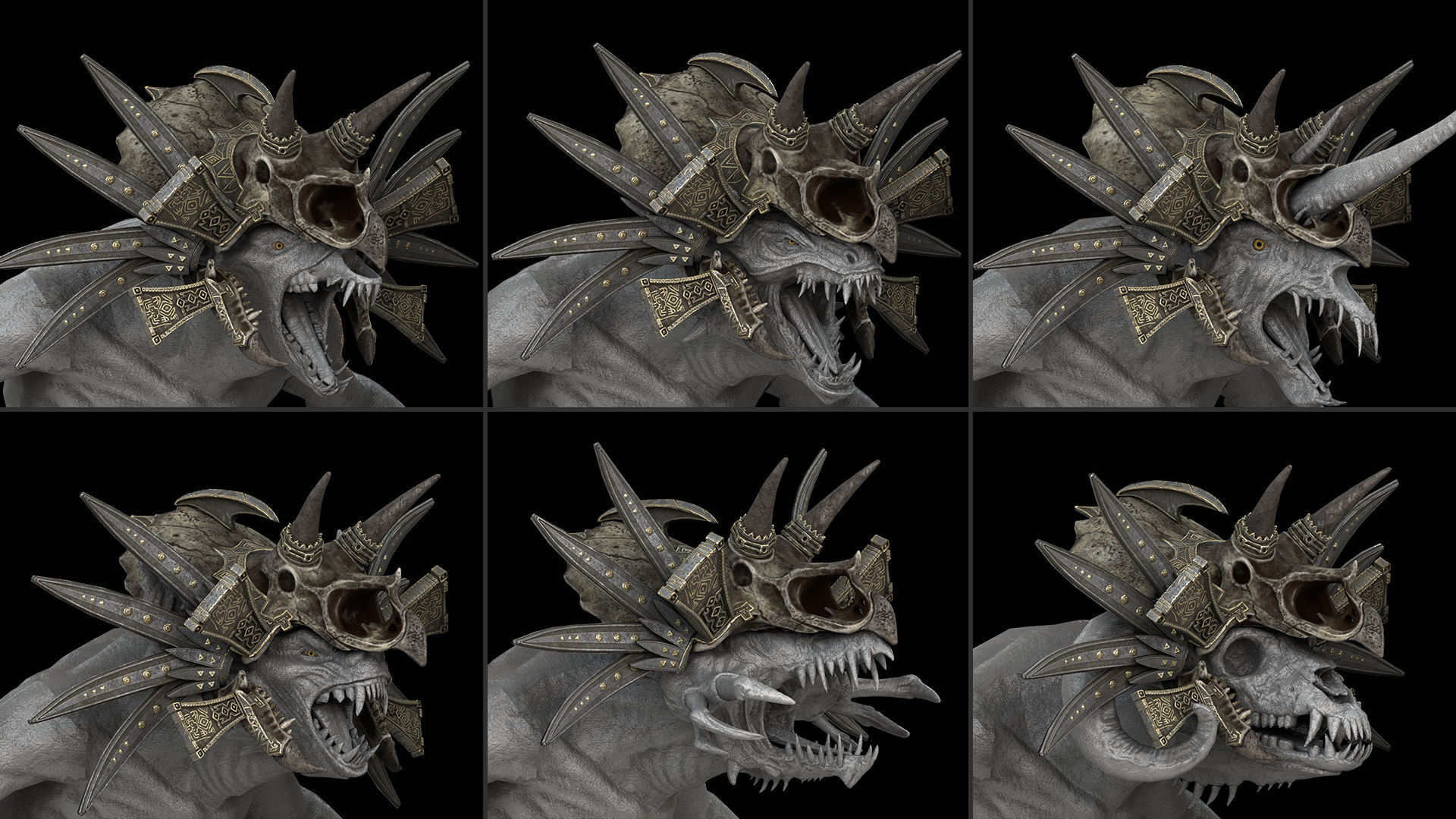 35 Mage Armor Low-poly 3D model_19