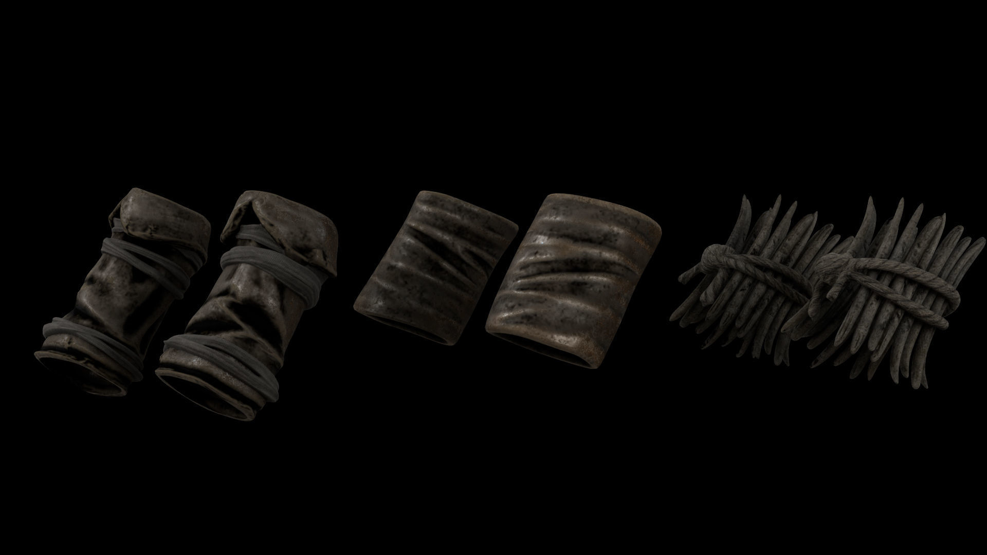 35 Mage Armor Low-poly 3D model_14