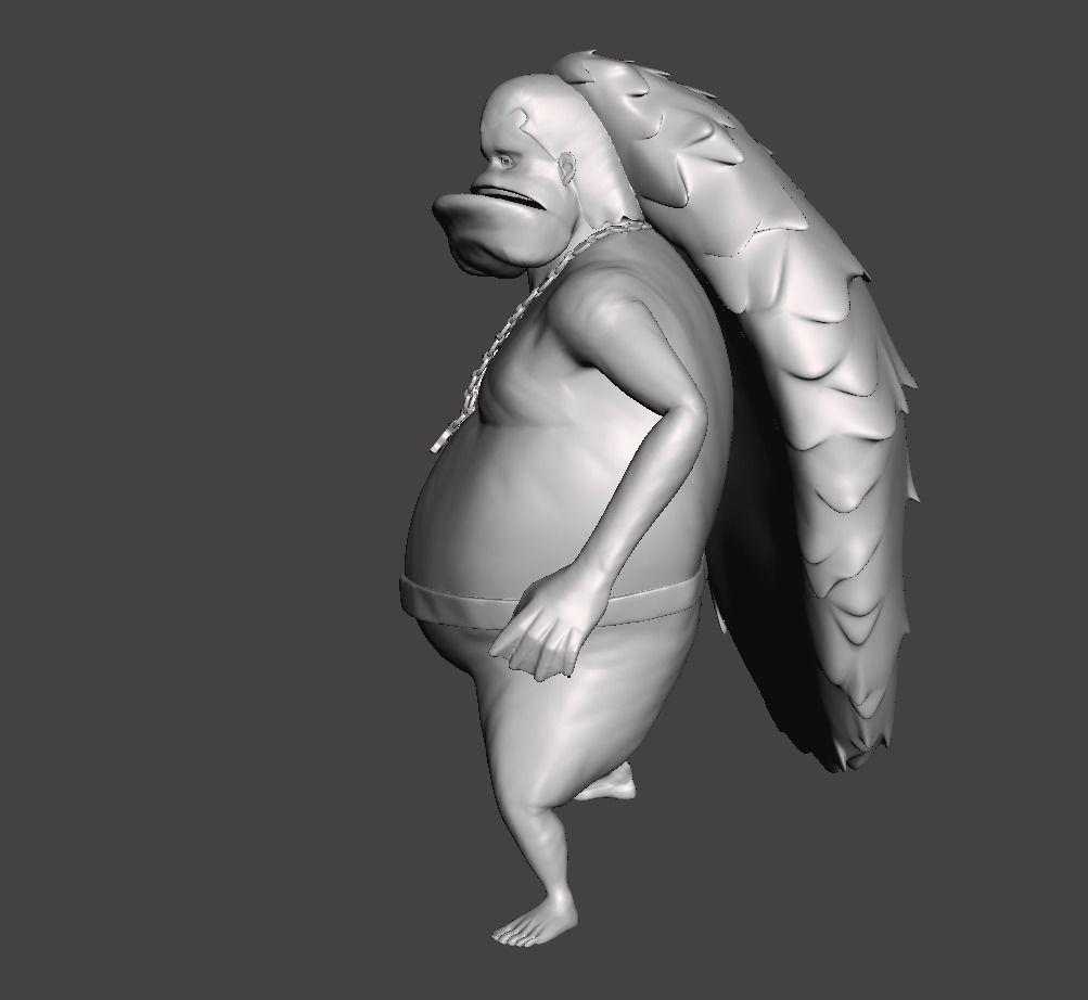Tansui Fishman 3D Model 3D print model_1