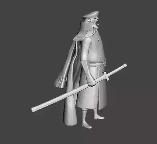 Shiryu of the Rain 3D Model