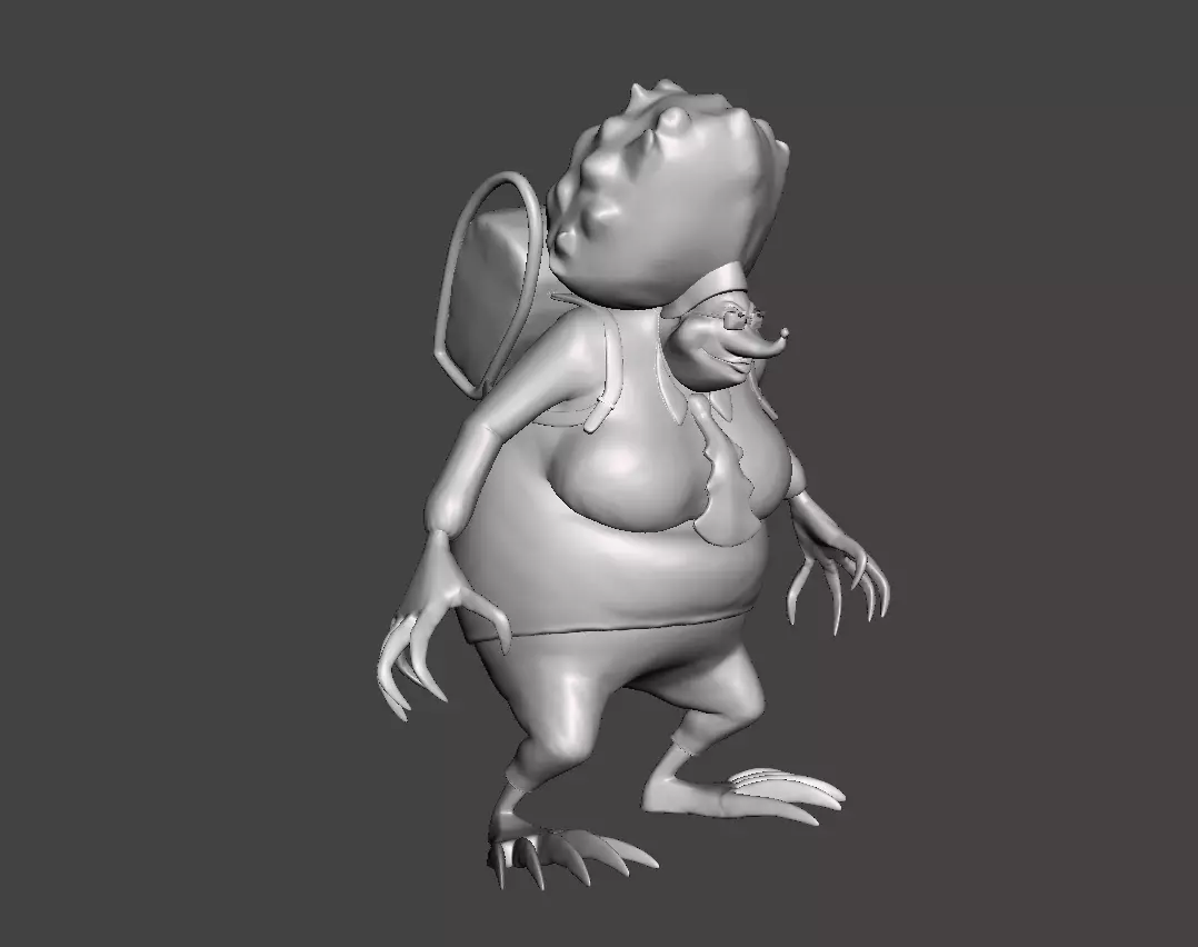 Miss Merry Christmas 3D Model 3D print model_0