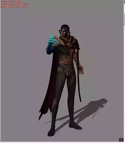 Brody The Lone Star Low-poly 3D model