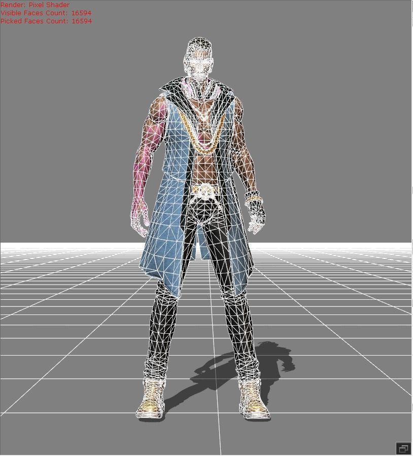 Brody STUN Skin Low-poly 3D model_4