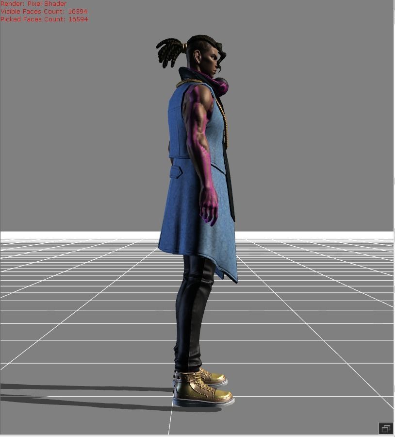 Brody STUN Skin Low-poly 3D model_1