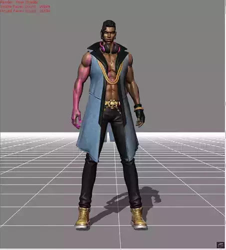  Brody STUN Skin Low-poly 3D model