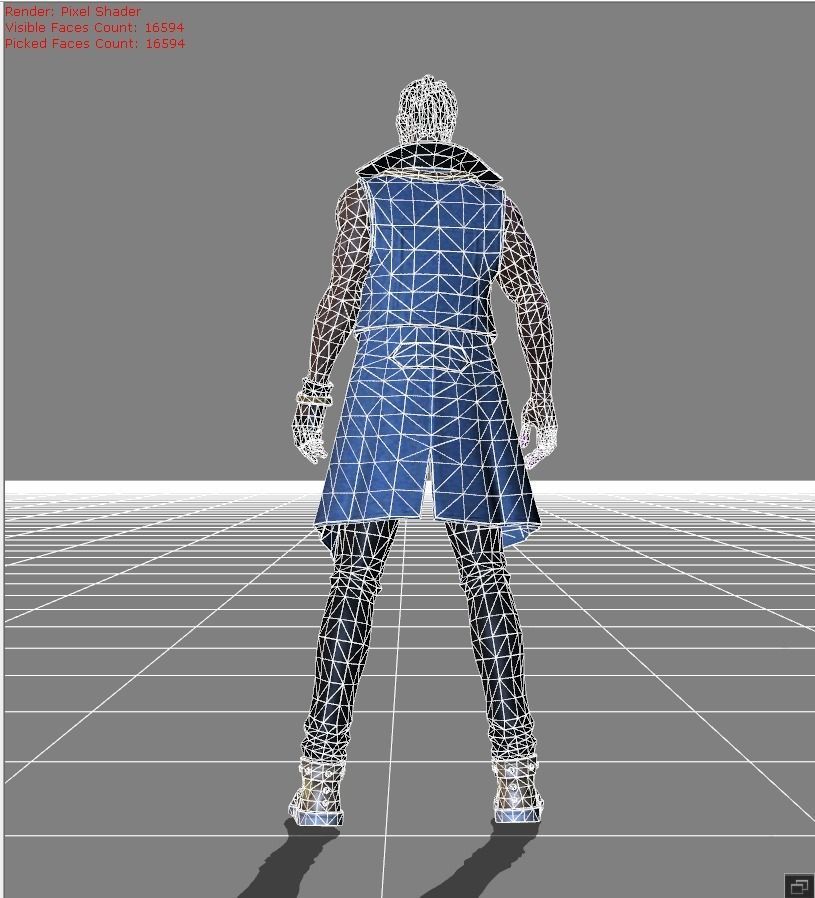 Brody STUN Skin Low-poly 3D model_7