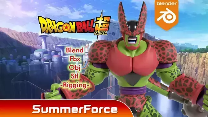 Cell Max - DragonBall Super 3D model