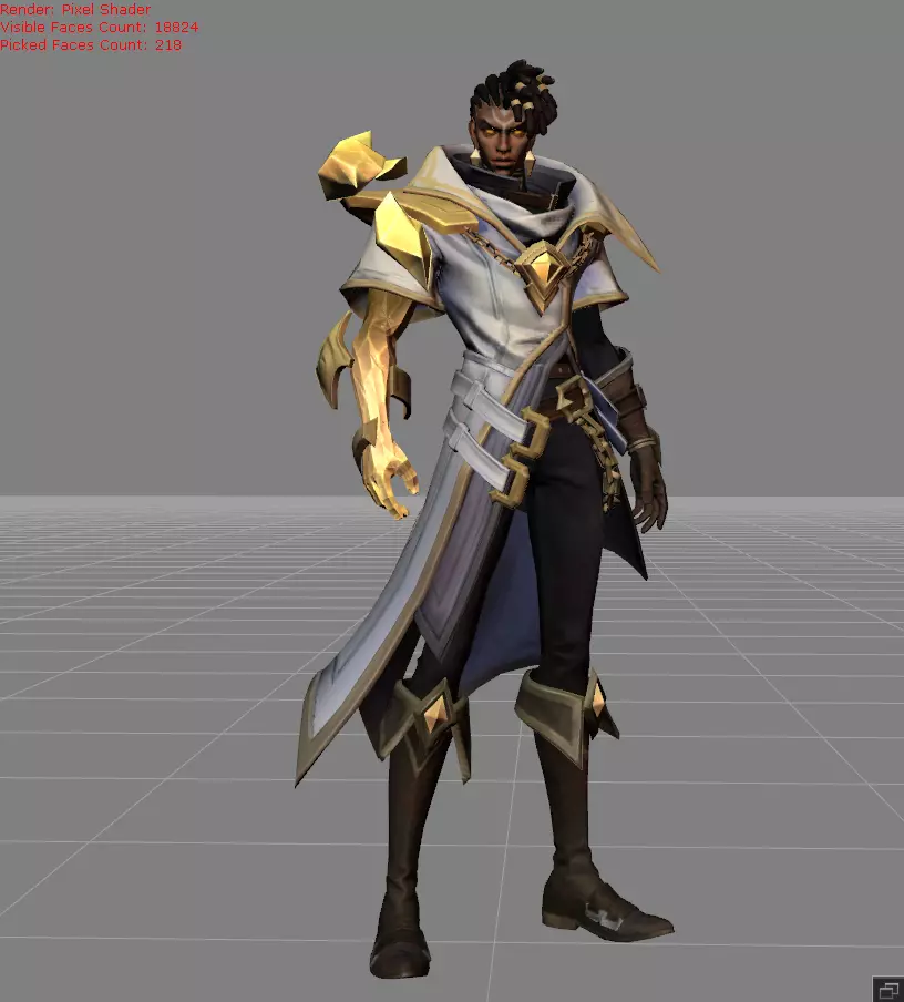 Brody Ore chemist Low-poly 3D model