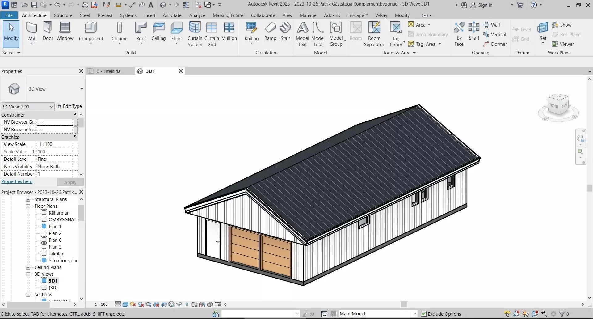 Small House 3D model_0