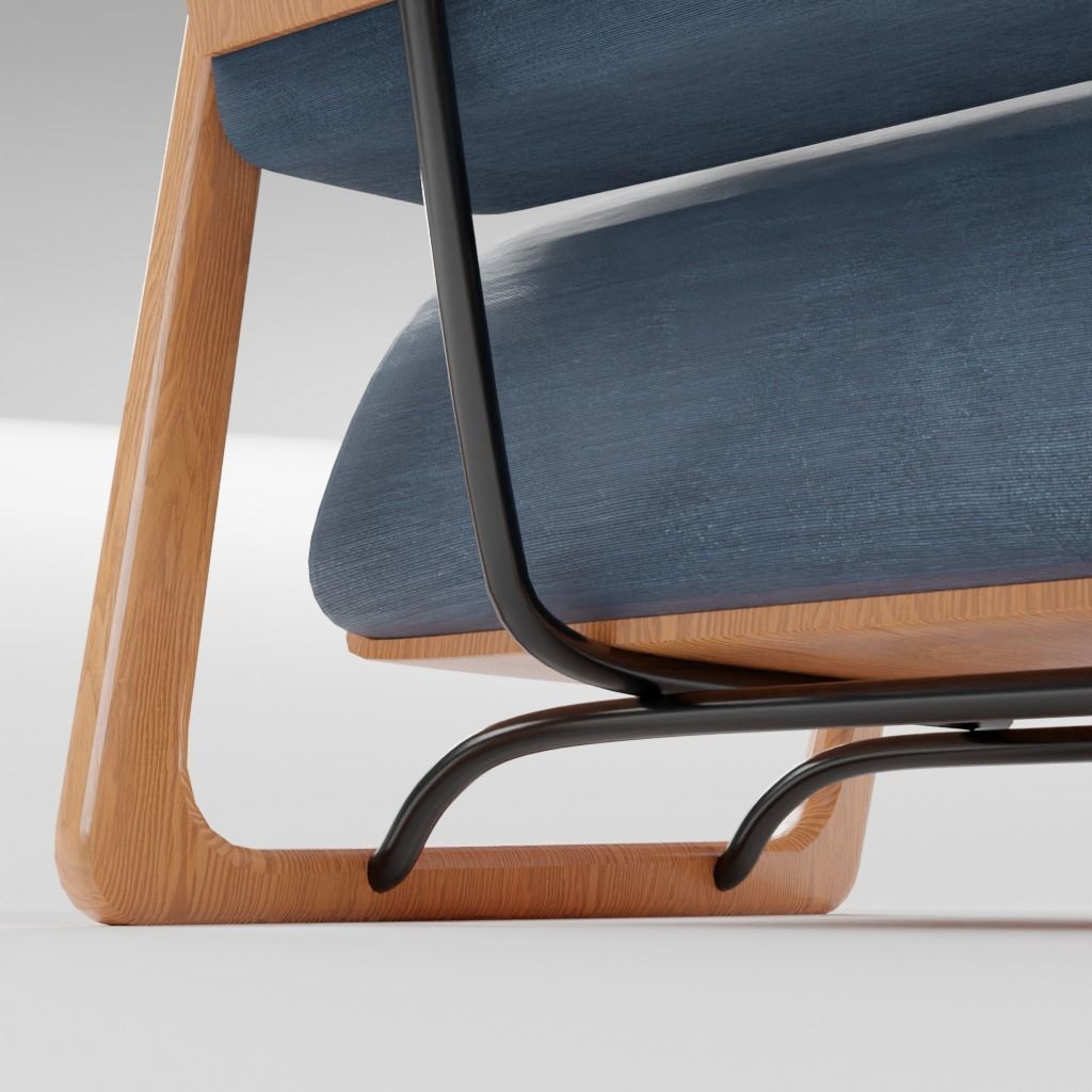 Stylish and beautiful chair for a good rest 3D model_8