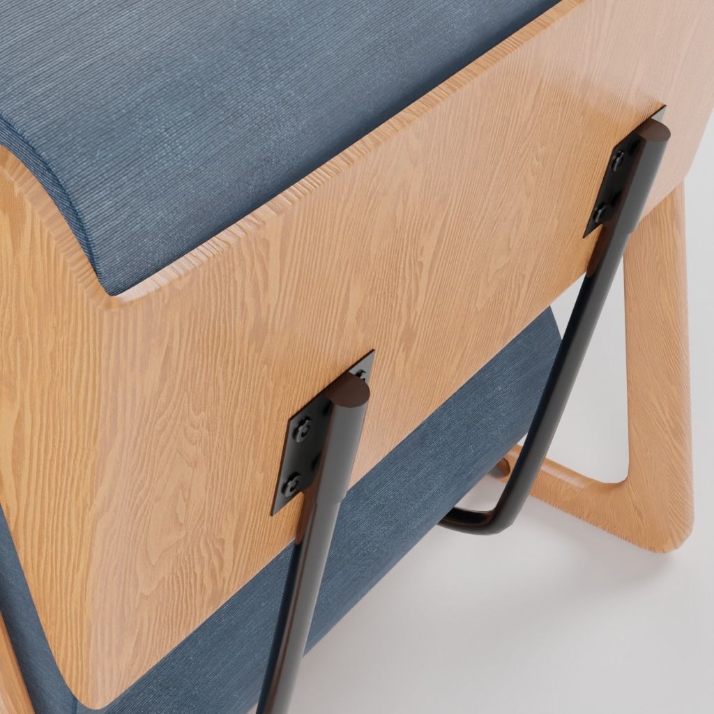 Stylish and beautiful chair for a good rest 3D model_7