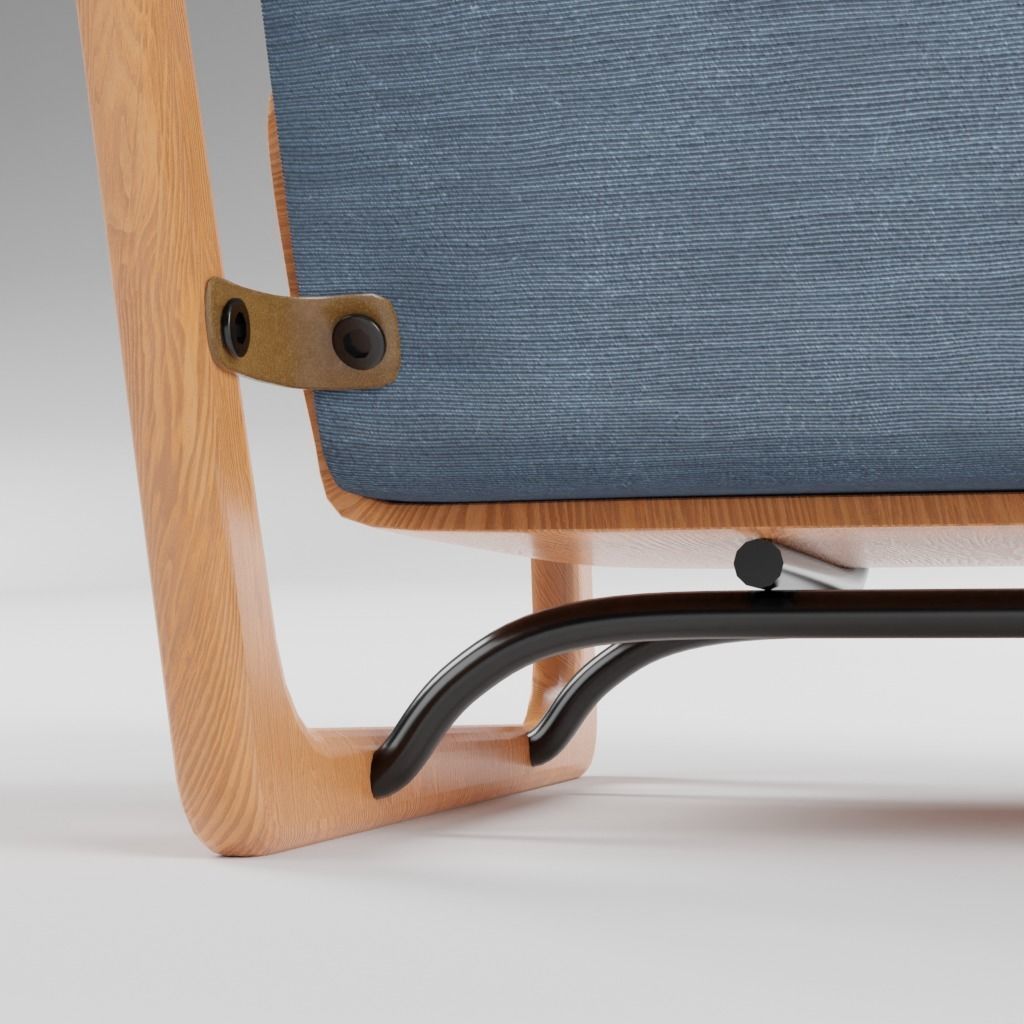 Stylish and beautiful chair for a good rest 3D model_3