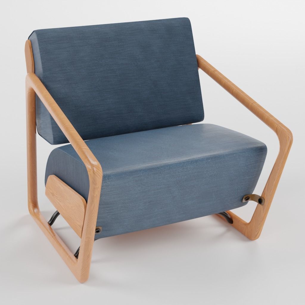 Stylish and beautiful chair for a good rest 3D model_11