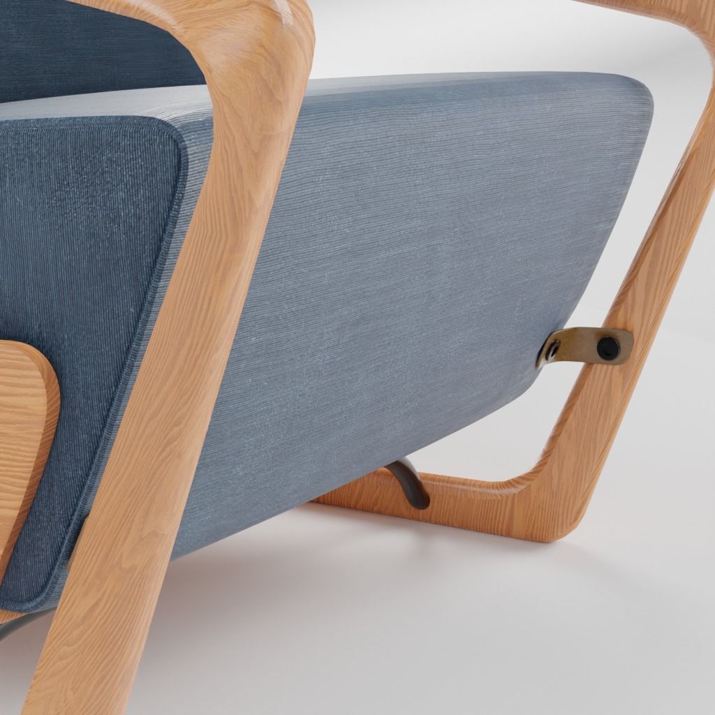 Stylish and beautiful chair for a good rest 3D model_5