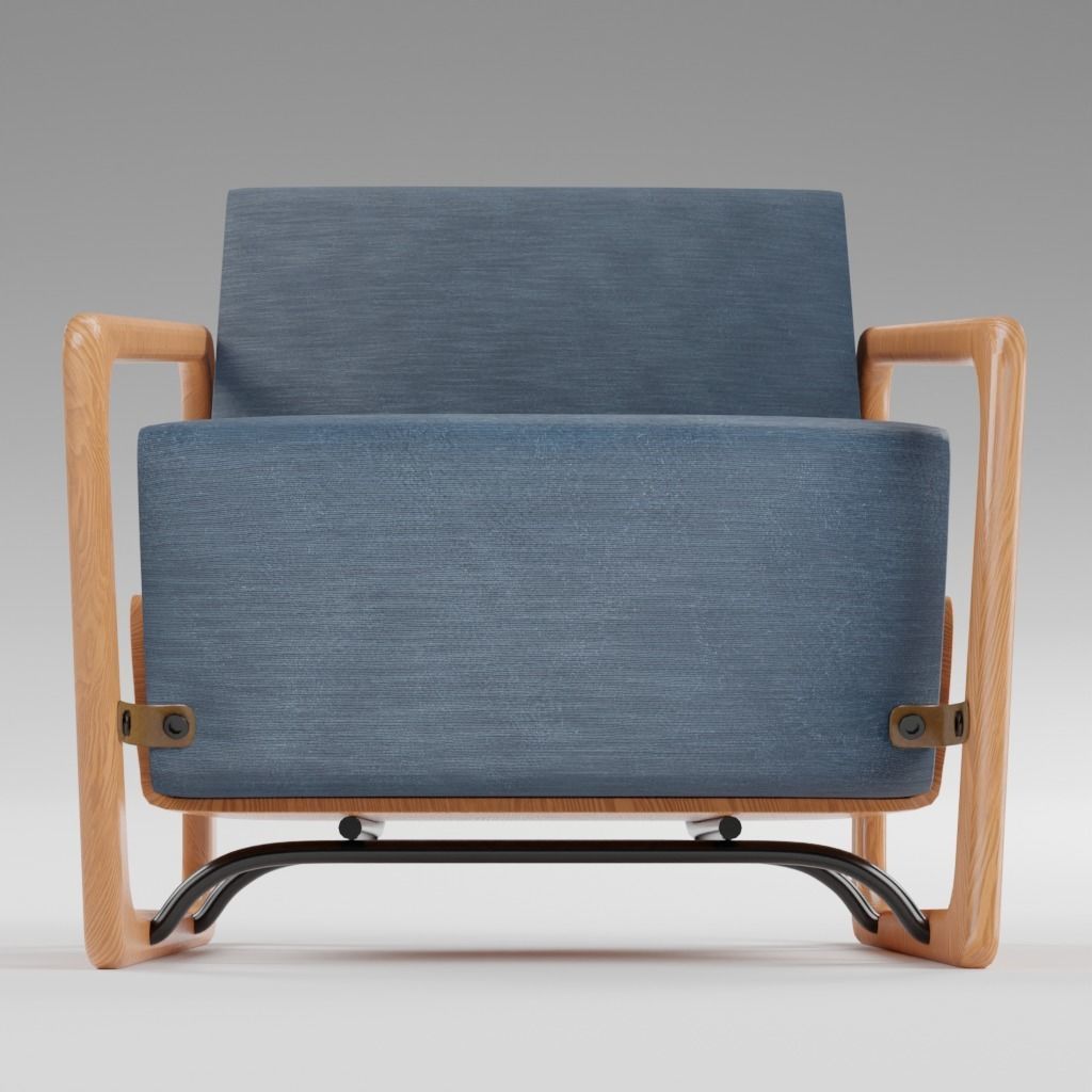 Stylish and beautiful chair for a good rest 3D model_13