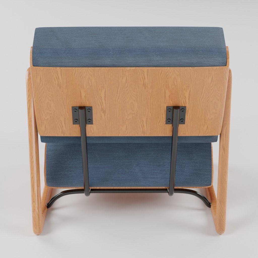 Stylish and beautiful chair for a good rest 3D model_17