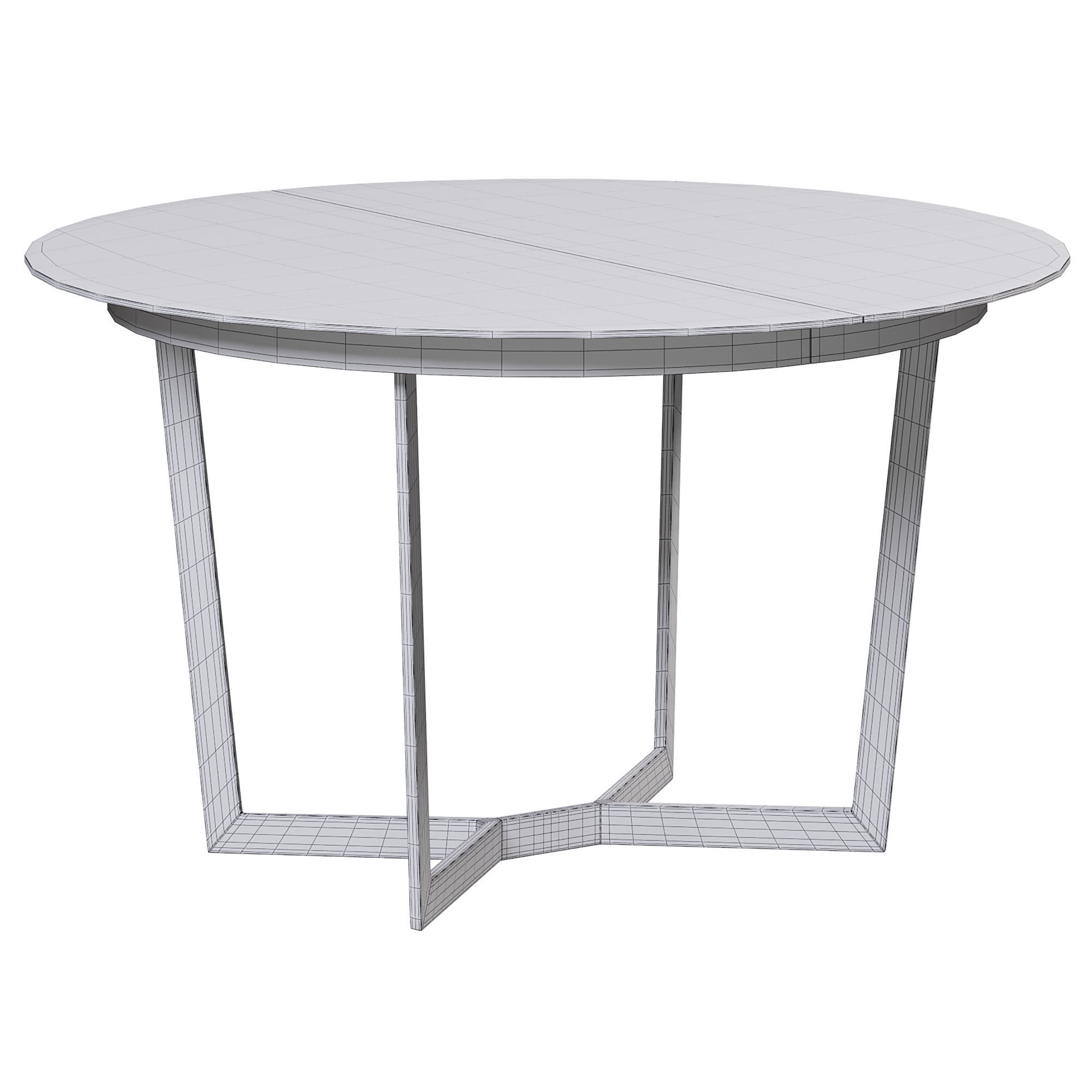 Fiori Dining Table By Evanyrouse 3D model_2