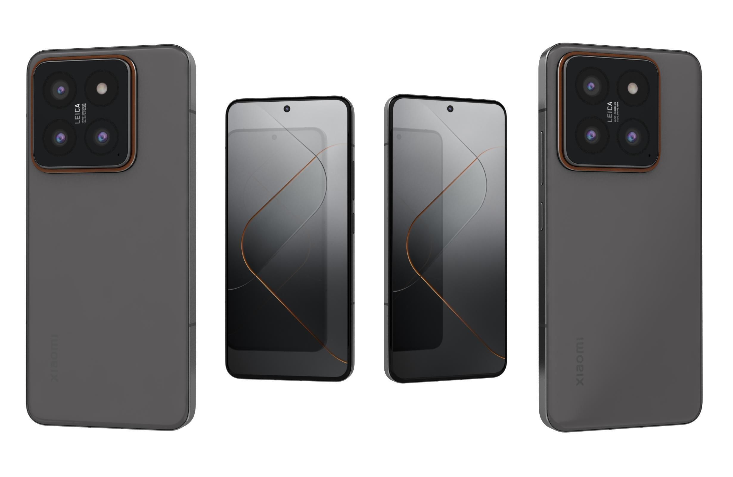 Xiaomi 14 Pro All Colors 3D model_1