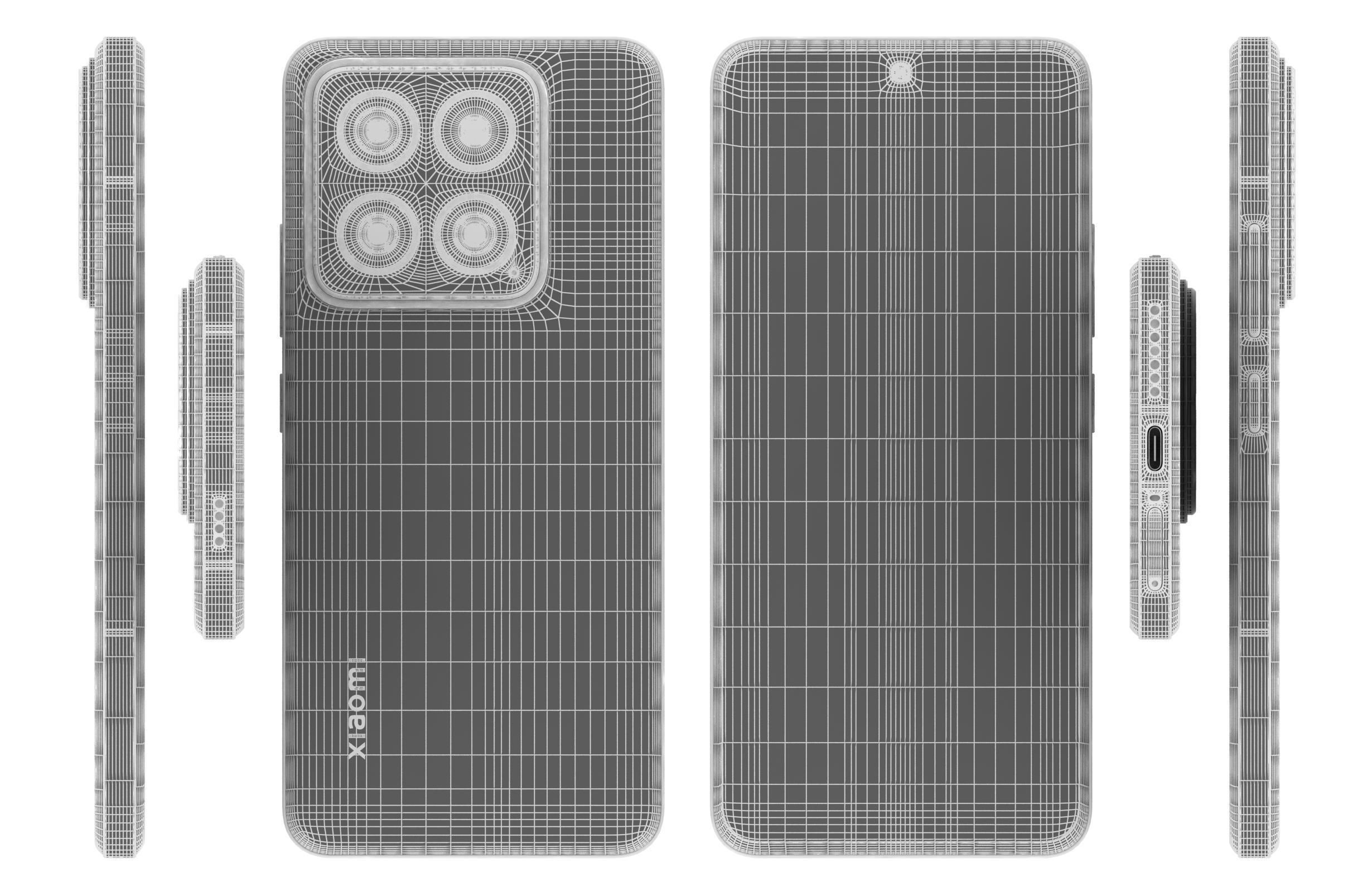 Xiaomi 14 Pro All Colors 3D model_42