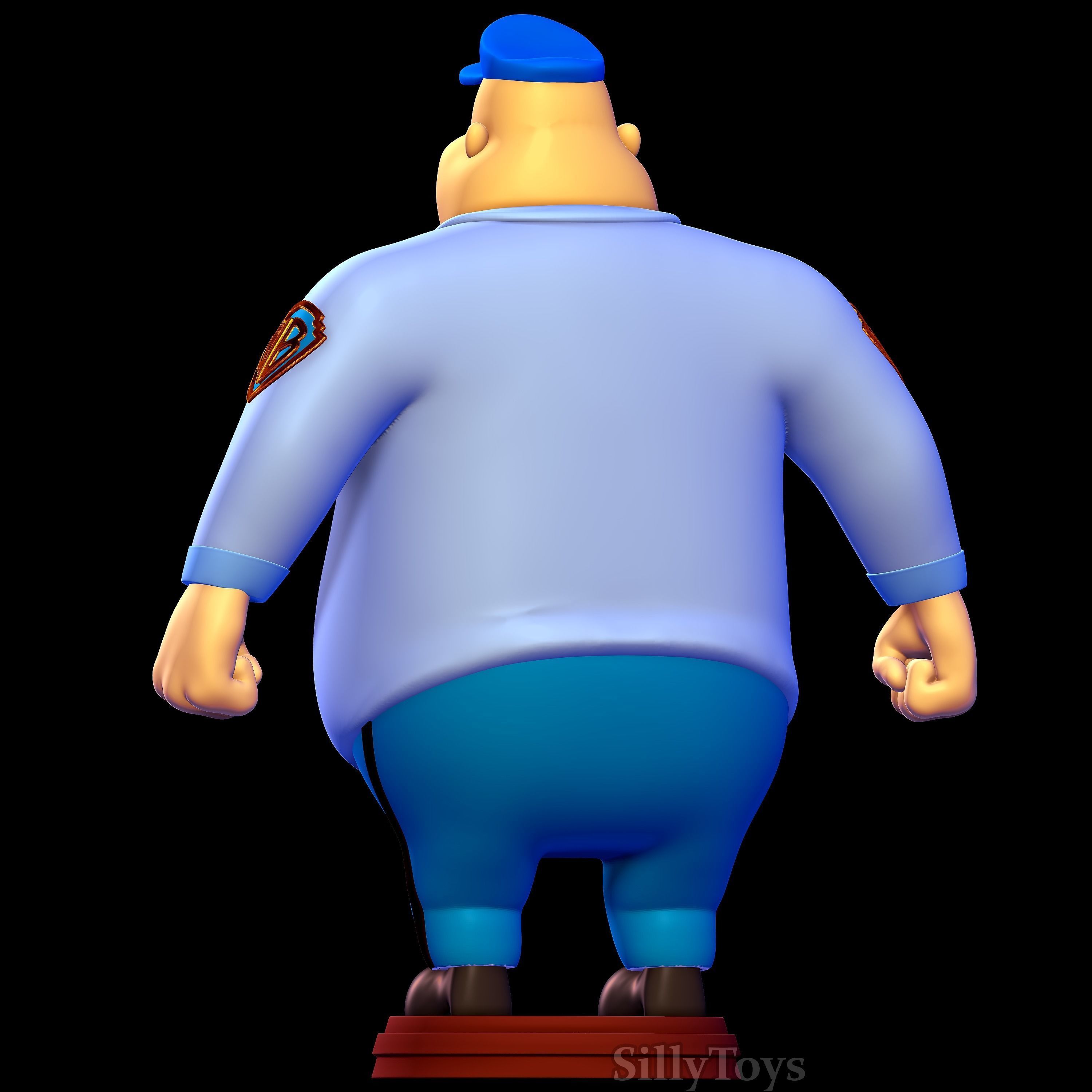 Ralph T Guard - Animaniacs  3D print model_3