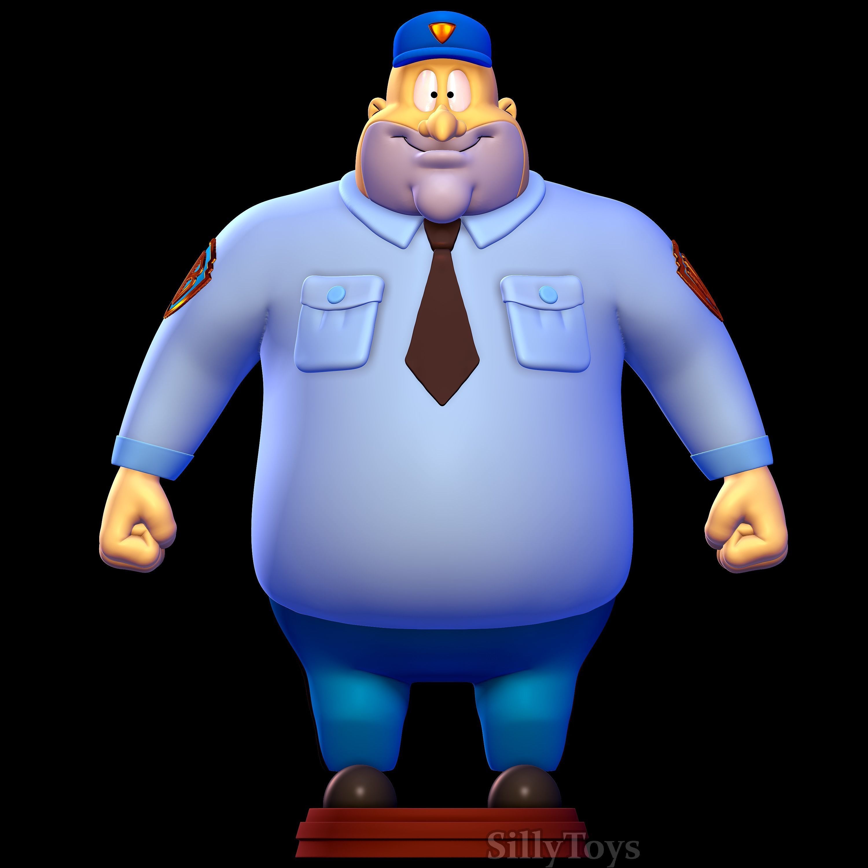 Ralph T Guard - Animaniacs  3D print model_1