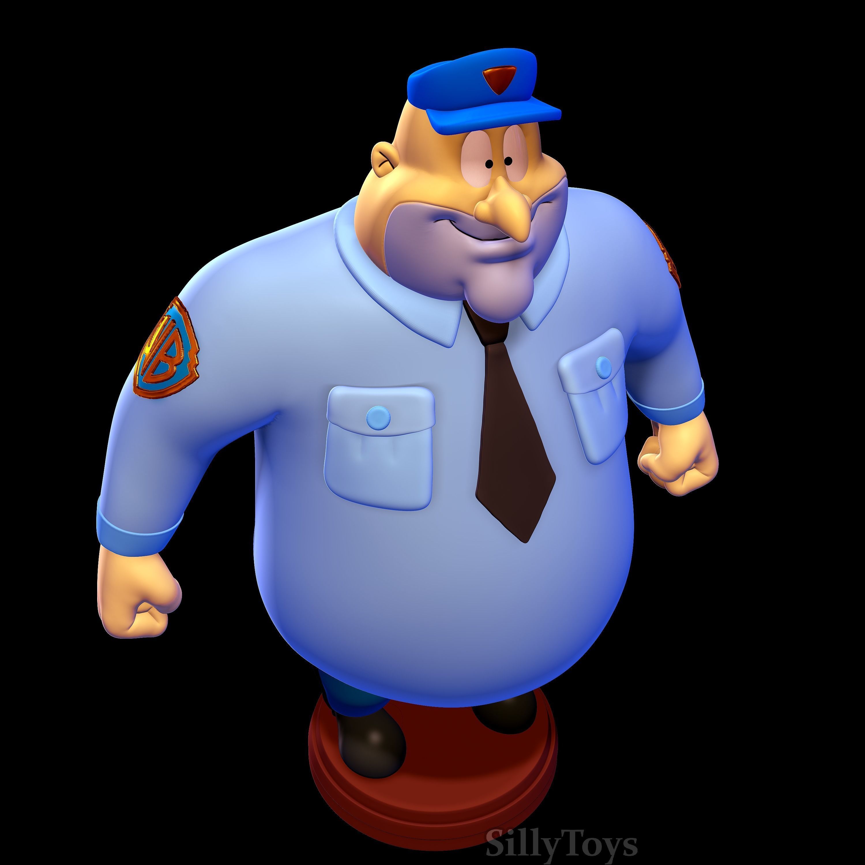 Ralph T Guard - Animaniacs  3D print model_4