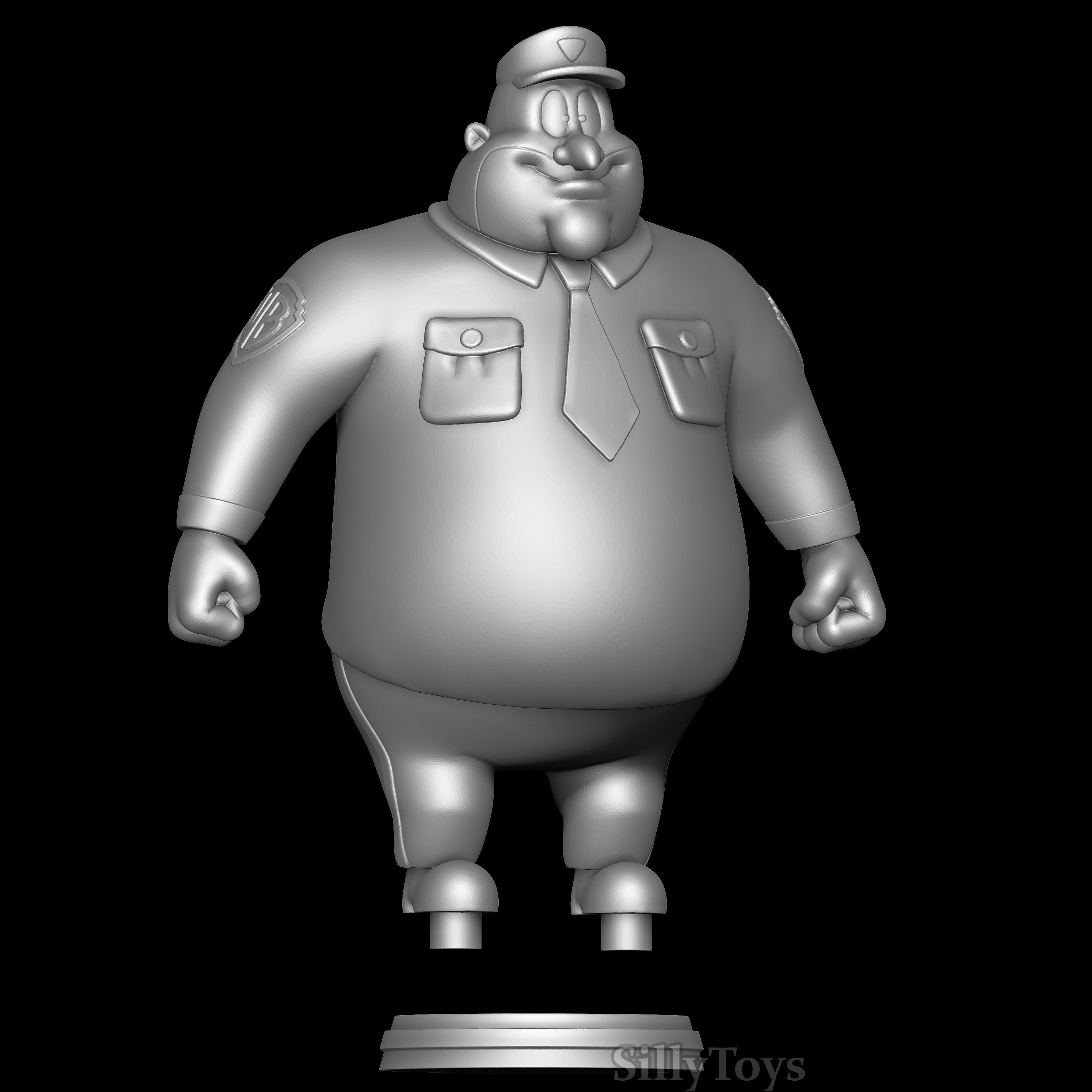 Ralph T Guard - Animaniacs  3D print model_5