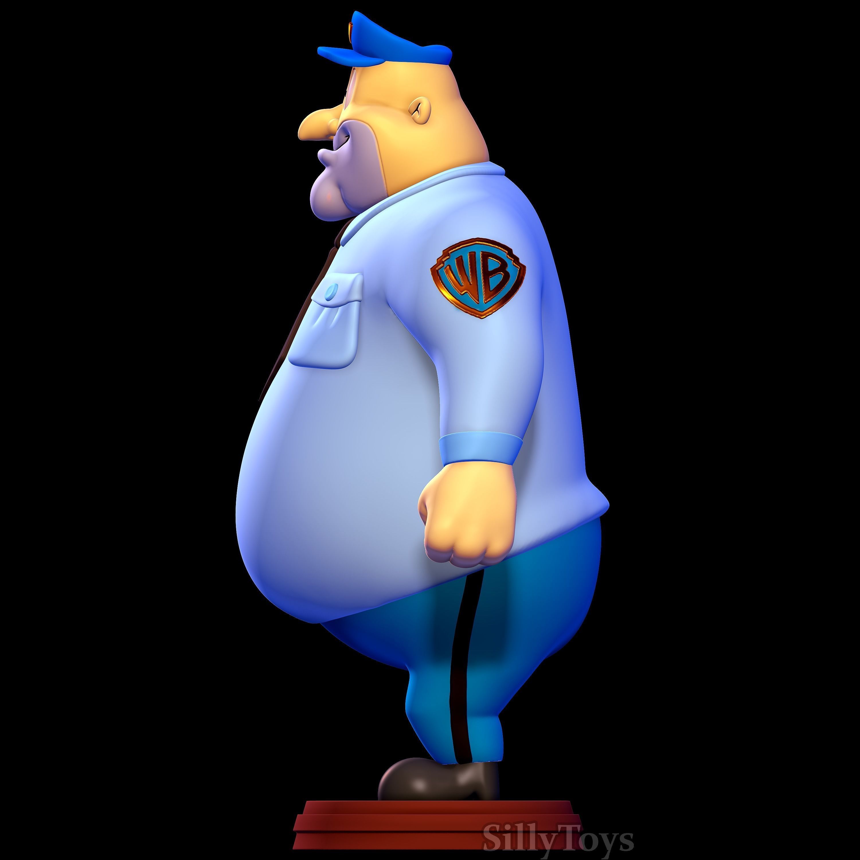 Ralph T Guard - Animaniacs  3D print model_2