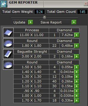 Princess Art Deco Ring 3D print model_12