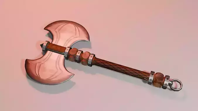Lowpoly Battle Axe   Ancient Warriors Essential
