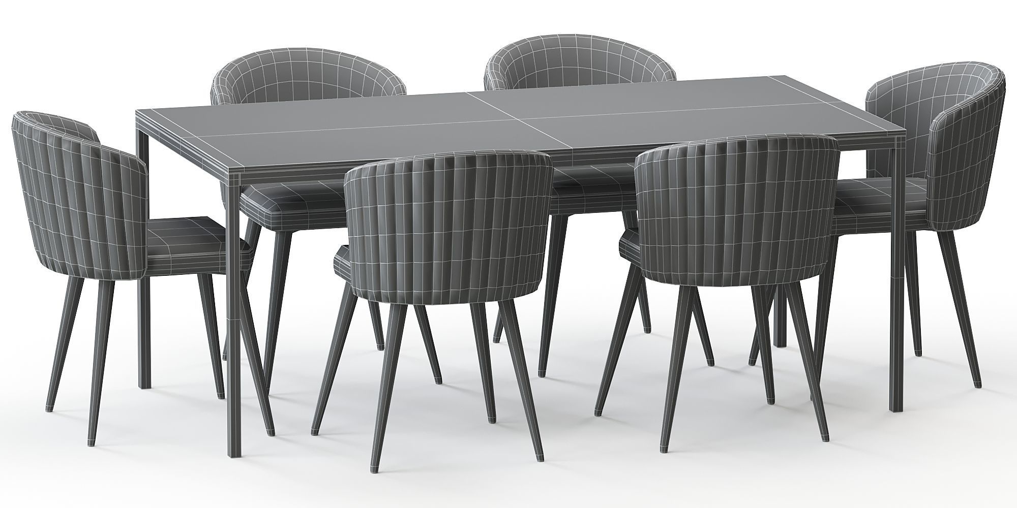 Neapol and Frame table 3D model_4