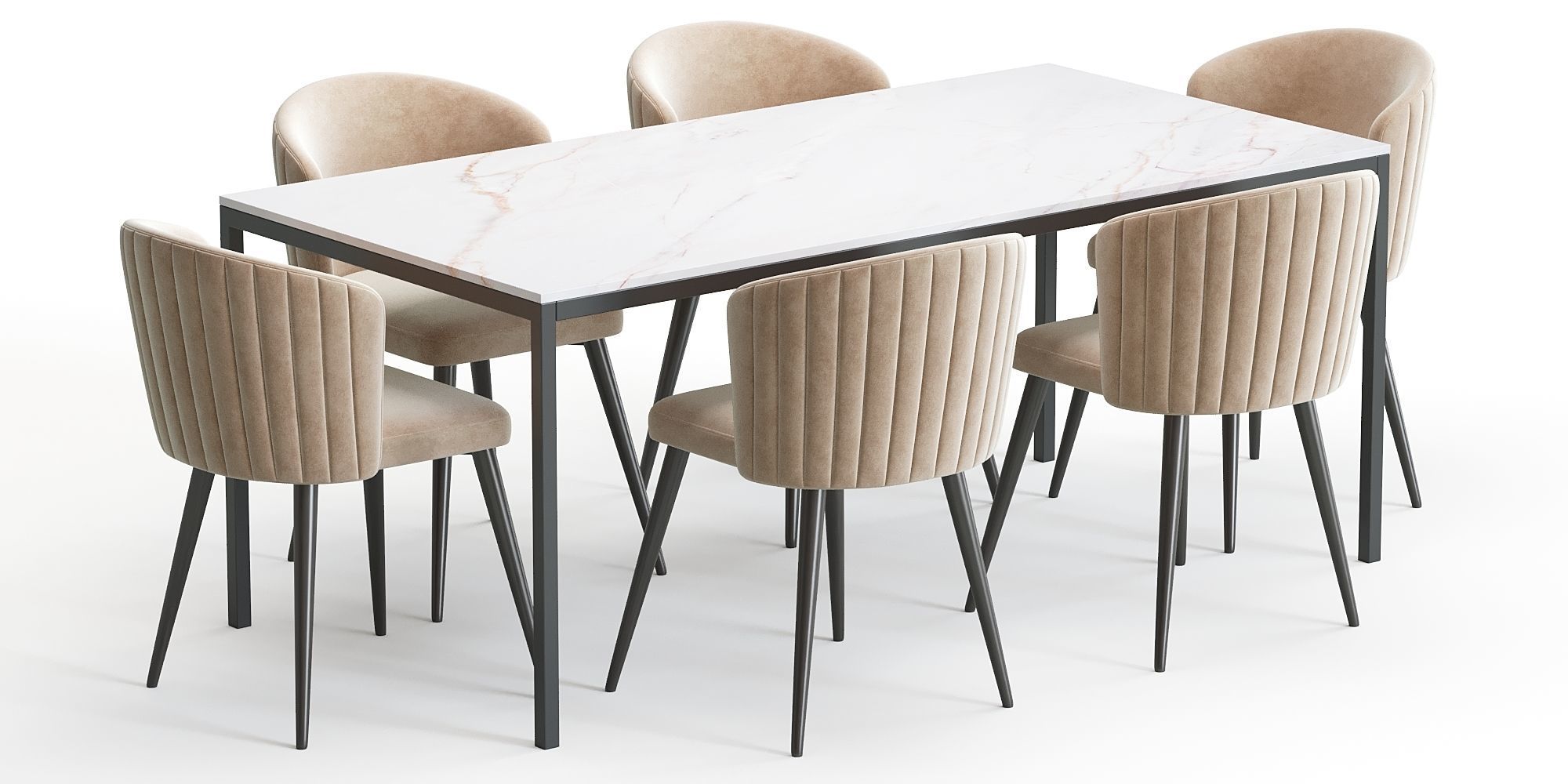 Neapol and Frame table 3D model_2