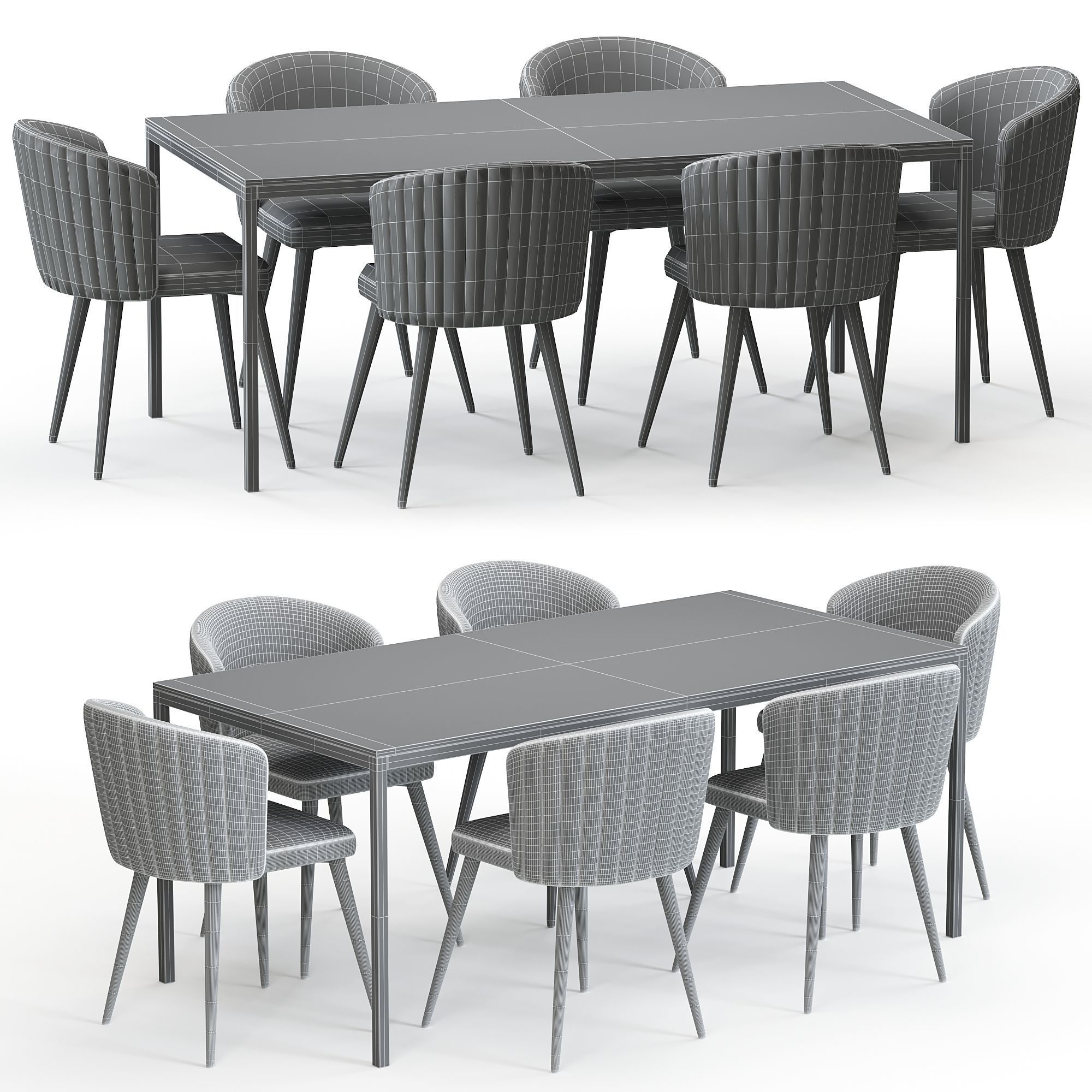 Neapol and Frame table 3D model_6