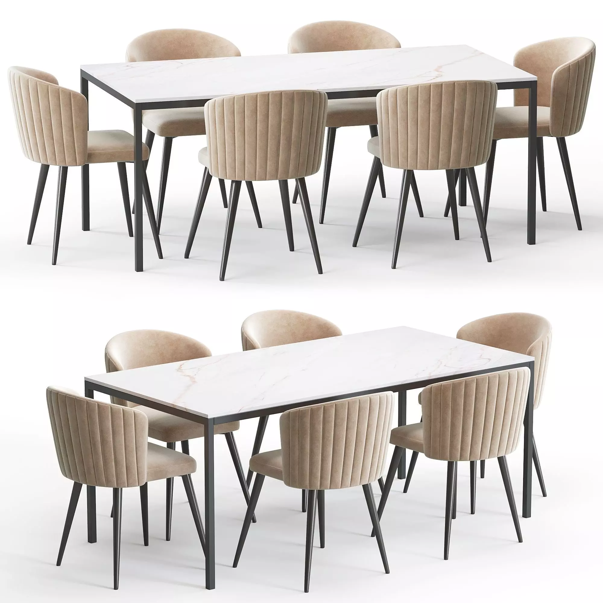 Neapol and Frame table 3D model_0