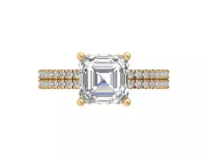 Emerald Art Deco Ring